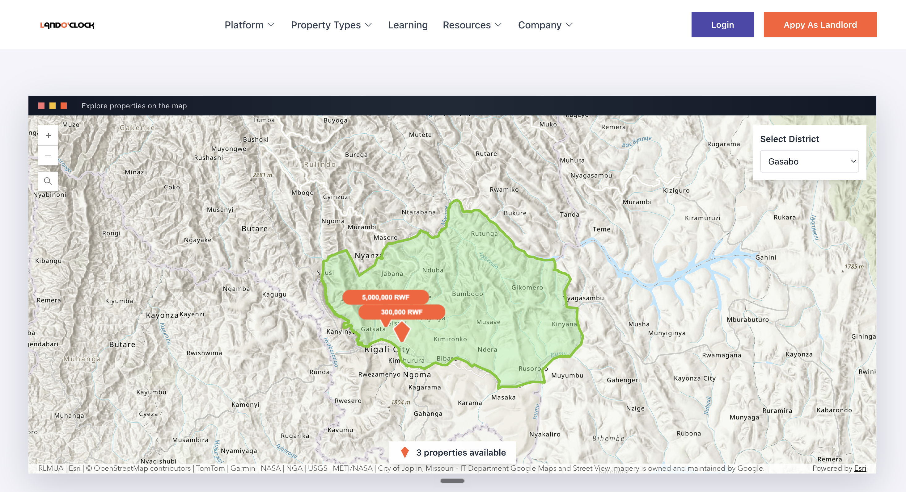 Land O'Clock Real Estate Platform